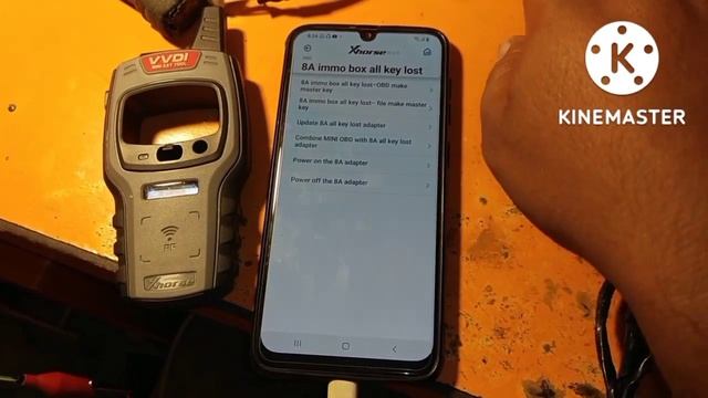 Toyota 8A ,H chip ,All key Lost With mini Vvdi key tool and mini obd full information смотреть онлайн