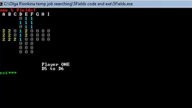 demo of Olga Pionkina 5Fields game смотреть онлайн