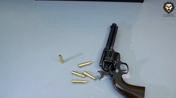 Пневматический револьвер Umarex Colt SAA 45 - 5.5 Antik Finish (видео обзор)