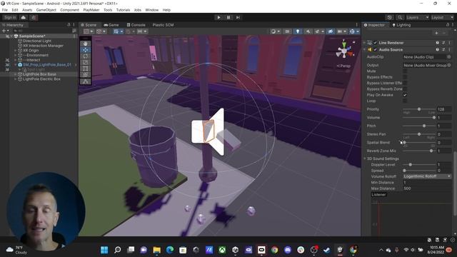 Unity VR XR Interaction Toolkit - Turn Light on off w/Socket смотреть онлайн