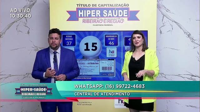 Sorteio do dia 16/07/2023 - Hiper Saúde Ribeirão смотреть онлайн
