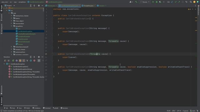 Java с нуля - #108 Создание своих exception смотреть онлайн