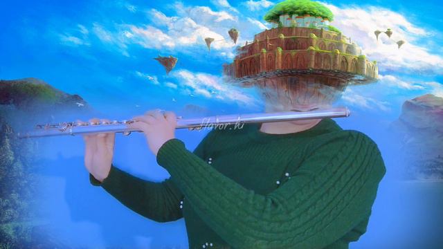 Laputa: Castle in the Sky - studio ghibli flute cover смотреть онлайн