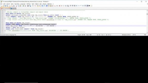 COPY Command in PostgreSQL data Import and Export