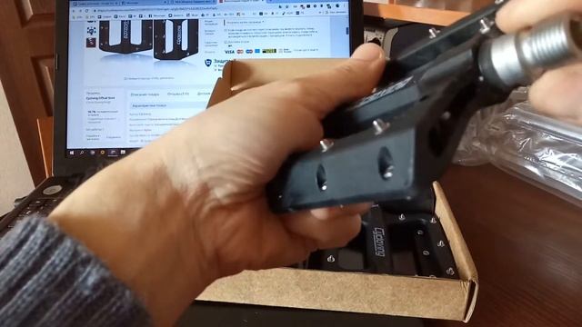 Педали Cycloving / 3 подшипника / Распаковка смотреть онлайн