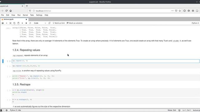 Scipy 2020 - 4.2 - Numerical Computing with Numpy - Creating Arrays смотреть онлайн
