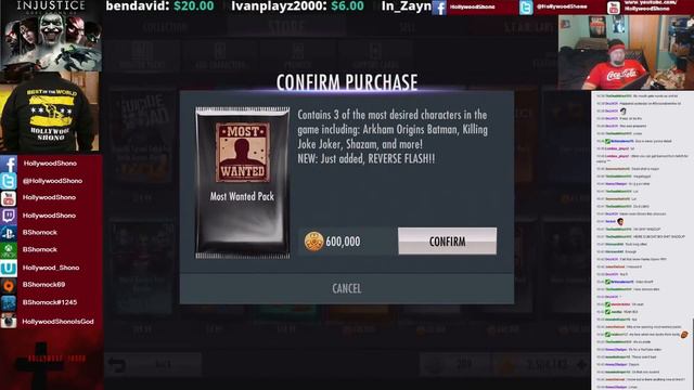 Injustice Gods Among Us iOS - 10 Most Wanted Pack Mock Draft #1 смотреть онлайн
