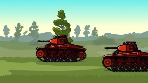 Истории танкистов. Красный Артавод против Зелёных. (анимация)