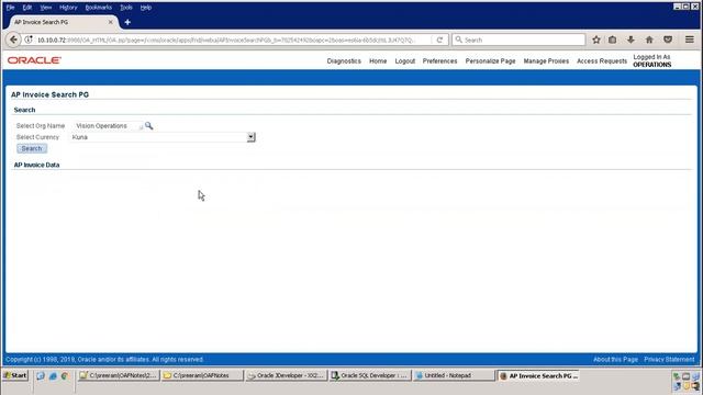 OAF E-Business R12.2.* AP Invoice Search Page with LOV and PopList Parameters смотреть онлайн