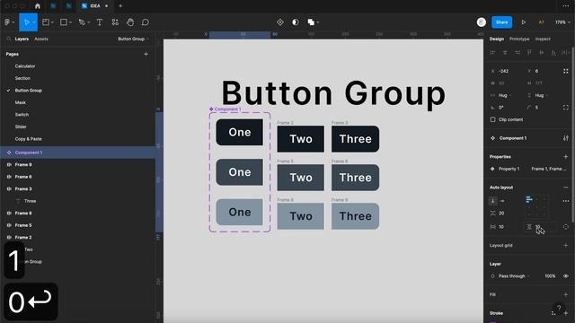 Button Group | Learn Figma for Beginners смотреть онлайн