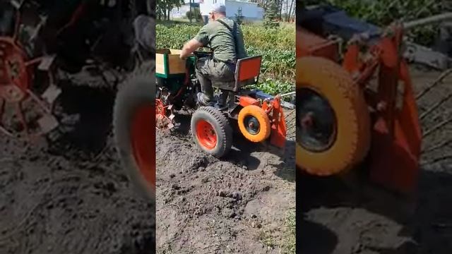 настройка плуга для выкапывания картофеля смотреть онлайн