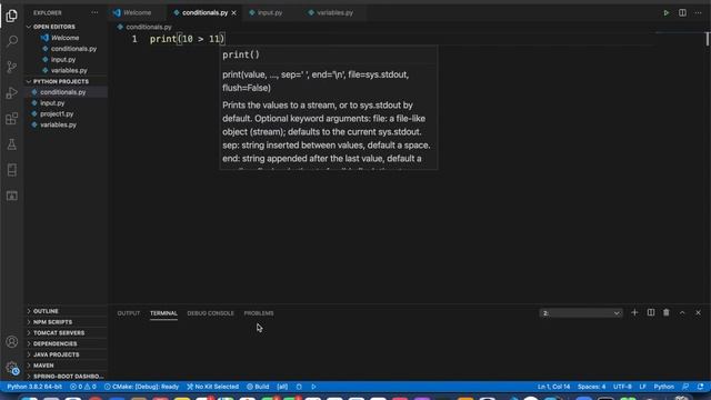 Conditionals | Python Programming Tutorial #4 смотреть онлайн