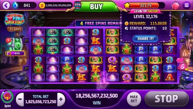 SLOTOMANIA MOST COINS WON! Almost $1 QUADRILLION in one bonus round!! смотреть онлайн