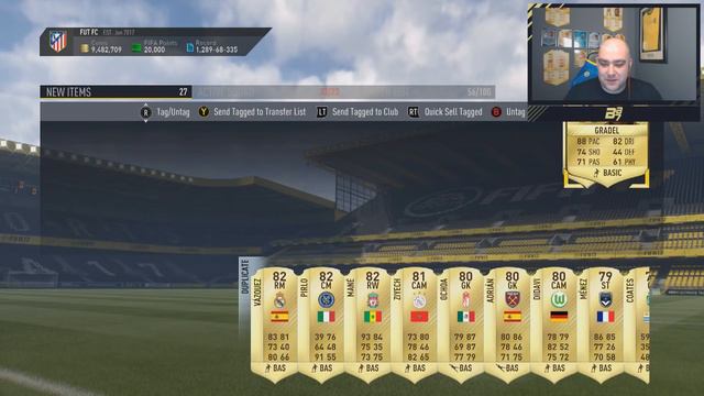 97 IF RONALDO IN A PACK! | FIFA 17 FUT BIRTHDAY PACKS! смотреть онлайн