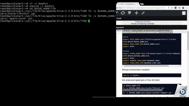 2. Link spark jars in Hive lib folder - Spark as execution engine for Hive смотреть онлайн