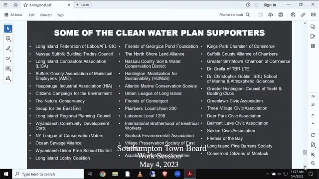 Southampton Town Board Work Session May 4, 2023 смотреть онлайн