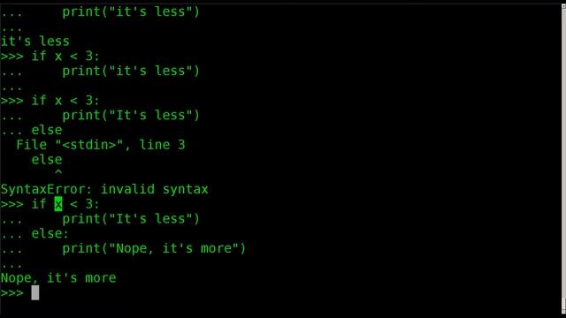 Python3 Tutorial 15 If Then Statments First Look Linux смотреть онлайн