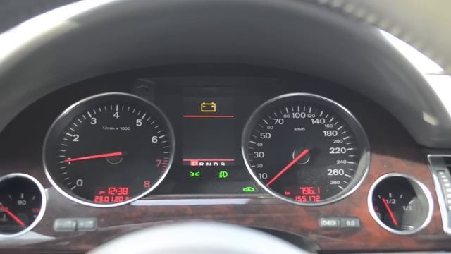 Audi D3 A8L 4.2L cold start in -15c смотреть онлайн