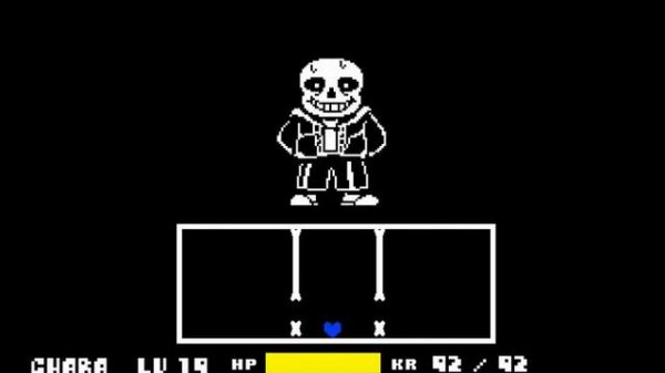 Bad Time Simulator (Undertale browser fangame of the Sans fight)