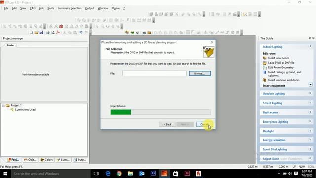 Dialux 4.13 Tutorials for beginners part-3// HOW TO IMPORT DWG TO DIALUX -4.13 смотреть онлайн