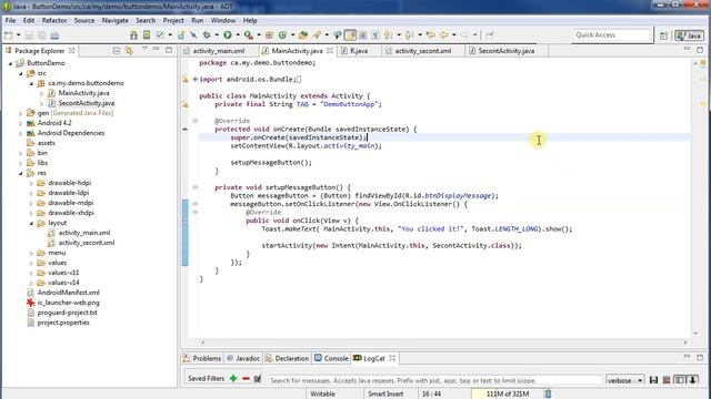 Switching Activities: Android Programming смотреть онлайн