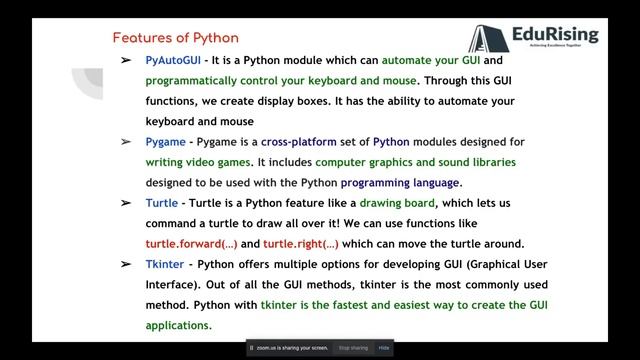 Learn Python free demo for beginners || EduRising смотреть онлайн