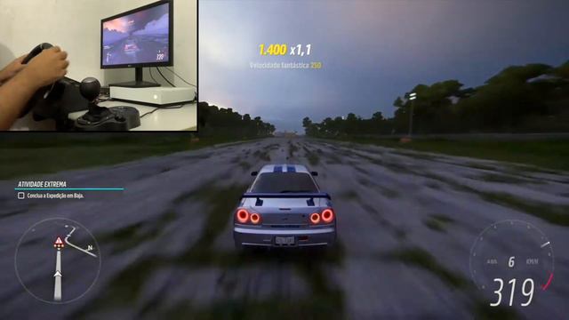 ATRAVENSSANDO O RIO DE SKYLINE VELOZES E FURIOSOS | FORZA HORIZON 5 смотреть онлайн