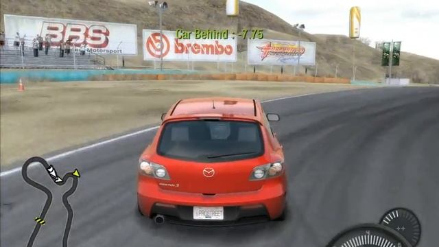 Mazda Mazdaspeed 3 Need for Speed Shift Pro Street HD Gameplay Test Drive смотреть онлайн