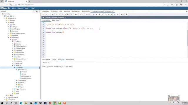 Como Insertar Datos en una Tabla INSERT - PostgreSQL #4 смотреть онлайн