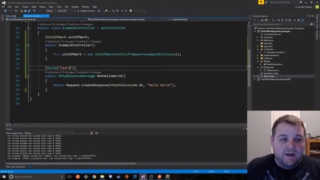 Entity Framework Using Repository & Unit of Work Pattern [C#] смотреть онлайн