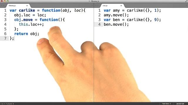 Refactoring the .move() Method - Object-Oriented JavaScript смотреть онлайн