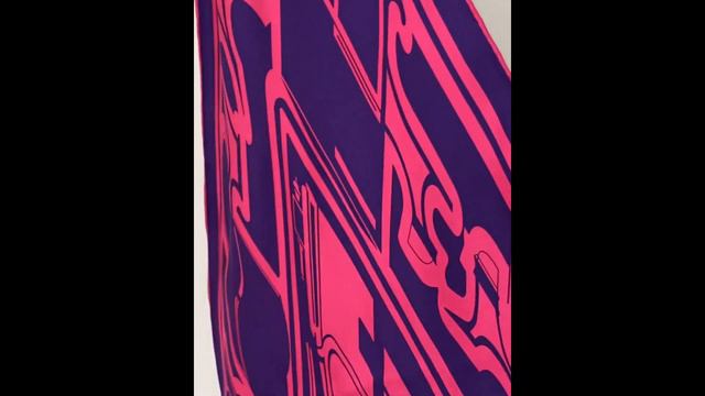 EVOKE 90's: Diamond Purple Fuchsia Silk Scarf (175cmx55cm) смотреть онлайн