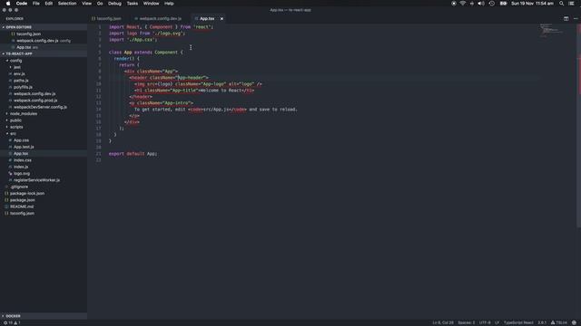 Creating a ReactJS project with TypeScript support смотреть онлайн
