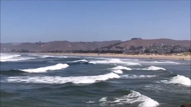 Beautiful ocean in Morro Bay, California and nice music / Красивый океан в Морро и приятная музыка смотреть онлайн