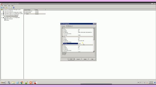 How to change MySQL server port number, Configure SQL server to listen on a specific port SQL Serve смотреть онлайн