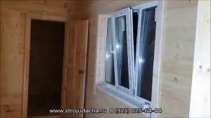 Обзор каркасного дома 4 на 8,5м.