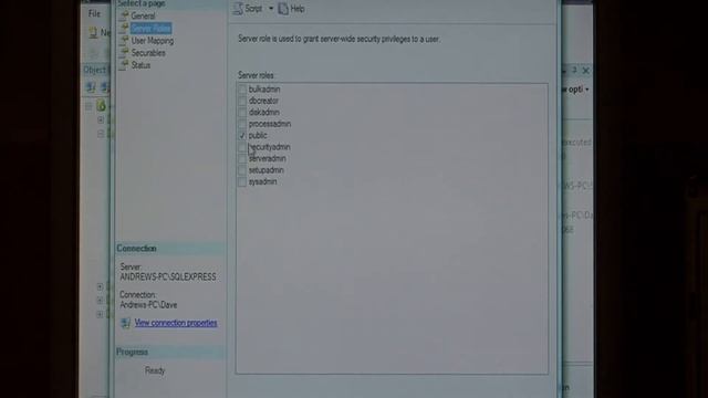 Software Tips & Lessons : Creating a New User in SQL Server смотреть онлайн