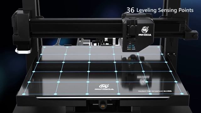 Mingda Magician Pro 3D Printer - Auto Leveling, 40cmx40cm, simple setup смотреть онлайн