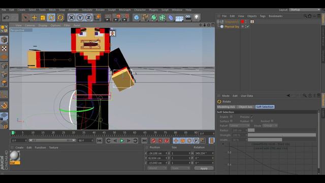 Как сделать 3D скин в Cinema 4D смотреть онлайн