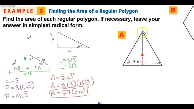 10-2A Developing Formulas for Regular Polygons Part 1 смотреть онлайн