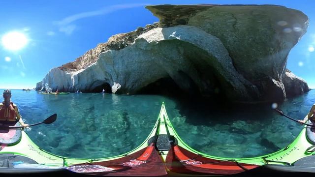 Sea Kayaking Milos Greece Kleftiko 3 October 2022 with Næstved KK морской каякинг Милос Клефтико смотреть онлайн