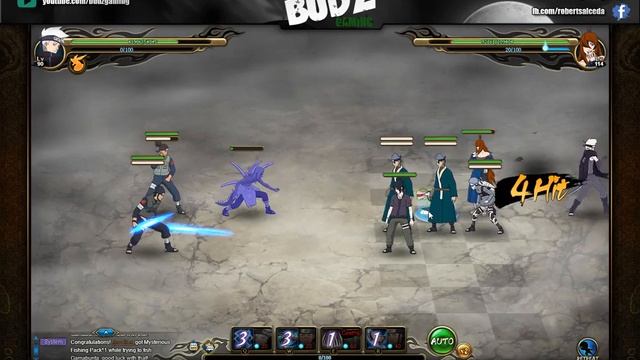 NINJA EXAM 128 USING LIGHTNING MAIN - NARUTO ONLINE смотреть онлайн
