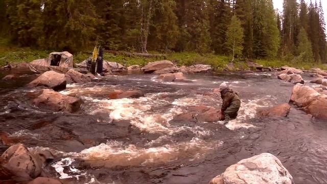 310 км по горной реке на Аэролодке Берег! В поисках крупного хариуса.
