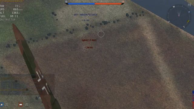 War Thunder - BF109 K4 VS P80 смотреть онлайн
