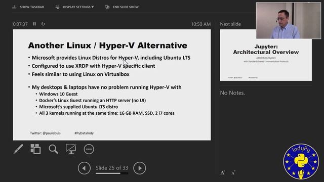 "How to Roll your own Dockerized Jupyter Environment" by Paul Buis смотреть онлайн