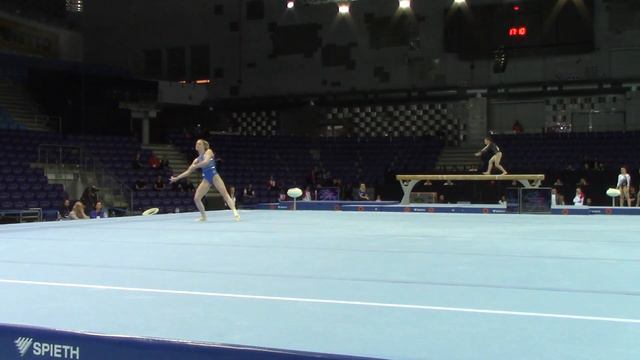 Gabriela Janik POL FX podium training - 2019 European Championships in Szczecin смотреть онлайн