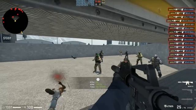 CSGO - Aim Botz 36.235s (165.58KPM) смотреть онлайн