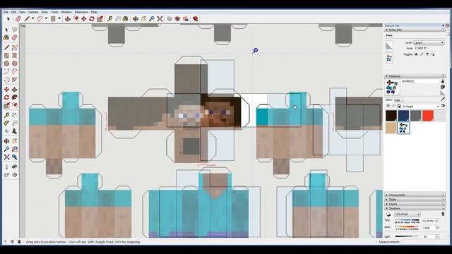 Modelling Minecraft Steve | Sketchup Intermediate Tutorial смотреть онлайн