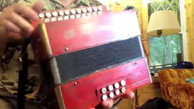 Hohner BbEb button accordion with brass reeds #180 (sold) смотреть онлайн