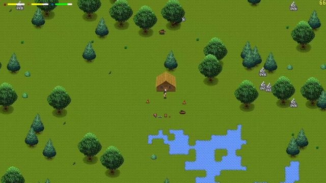 Java Netbeans Game Dev Log - part 33: Wooden house and instances! смотреть онлайн